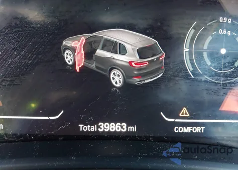 2022 BMW X5 Sdrive40I z USA, uszkodzony, nr VIN 5UXCR4C04N9K27585